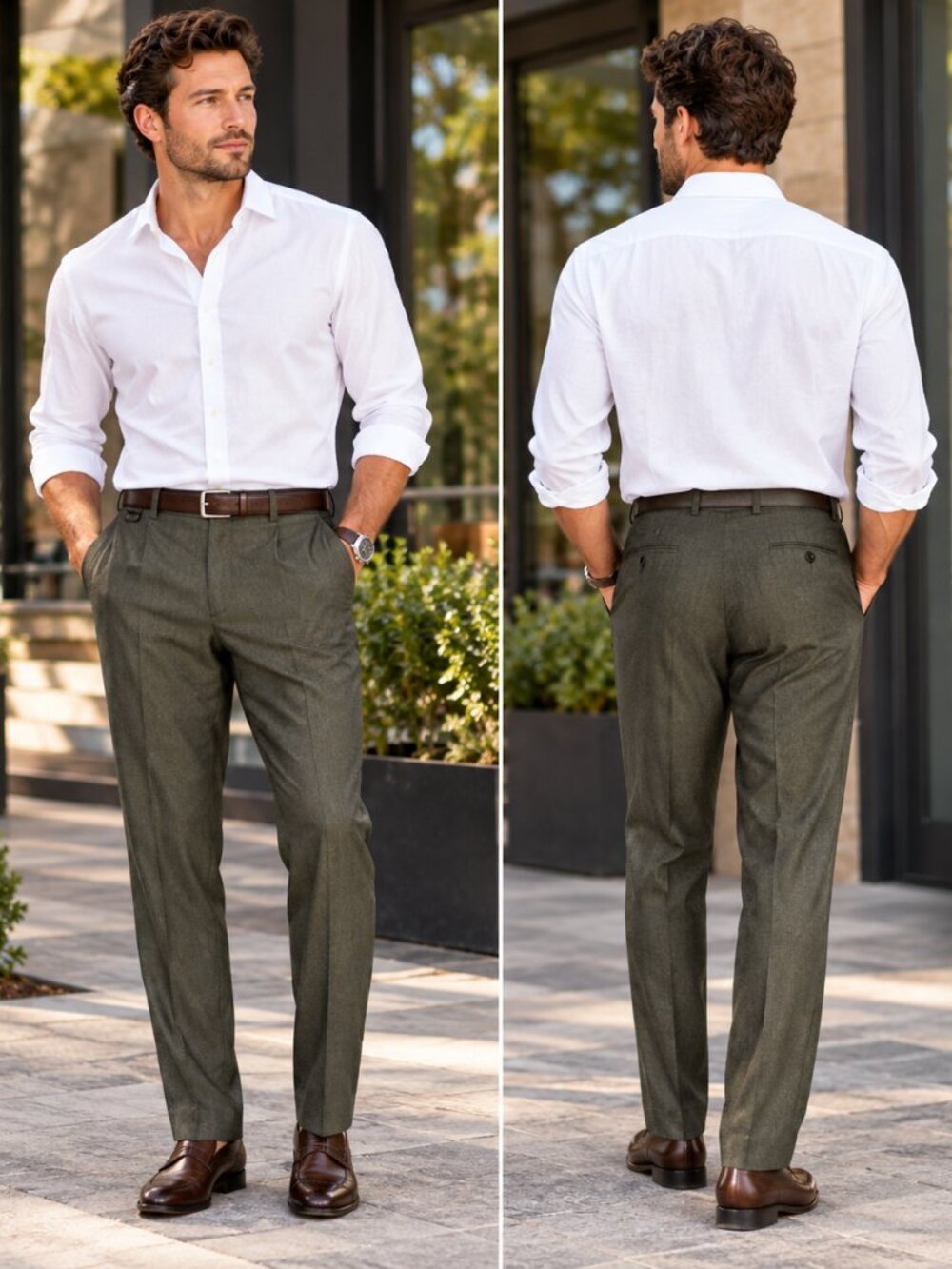Michael Kors Dress Pants Men's Size 34W X 30L Charcoal NWT #BuisnessCasual